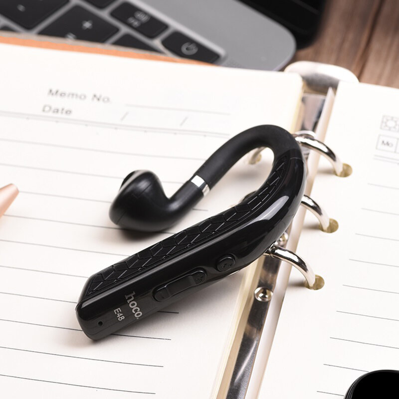 Casca Bluetooth Hoco E48 Superior Business Wireless Headset Left/Right BT V5.0 18h - Negru