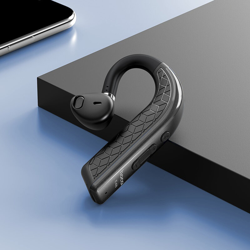 Casca Bluetooth Hoco E48 Superior Business Wireless Headset Left/Right BT V5.0 18h - Negru