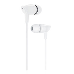 Casti In-Ear Cu Microfon USAMS EP-37 Plastic Earphone 3.5mm 1.2m - US-SJ382 - Alb