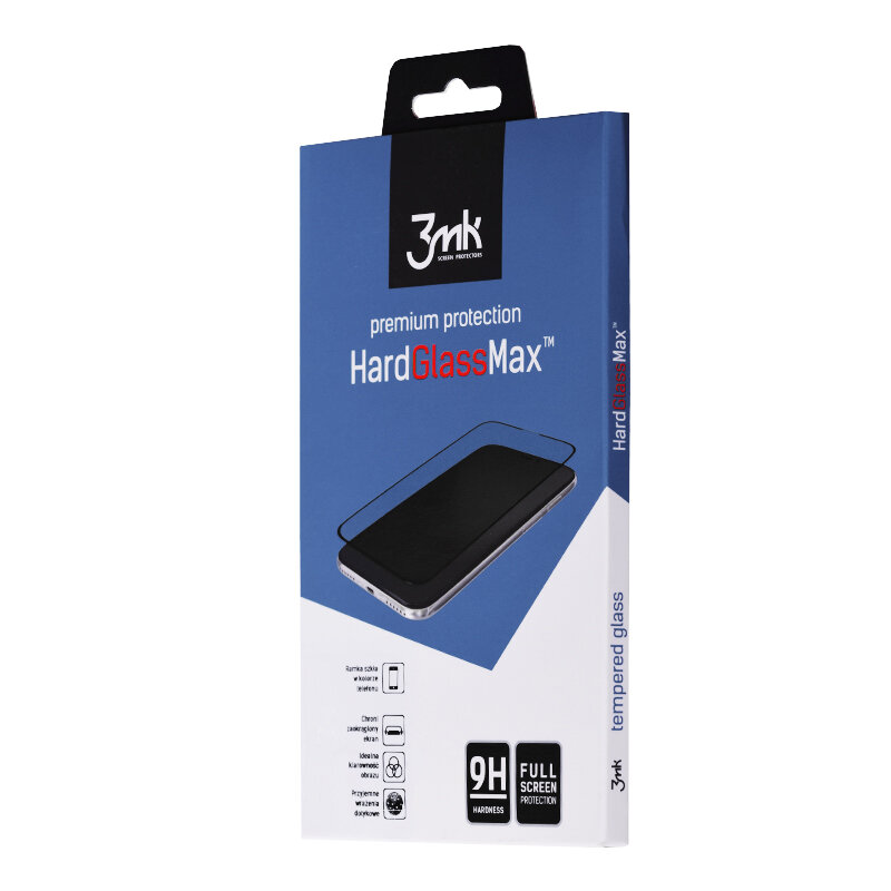 Folie Sticla Curbata iPhone 11 3Mk Hard Glass Max 9H - Black
