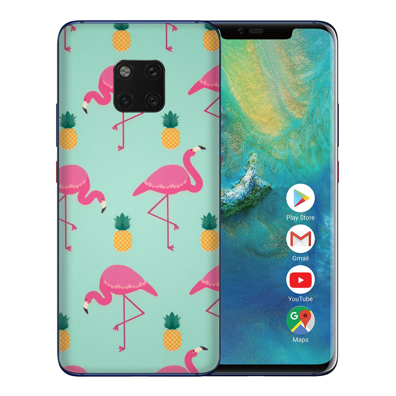 Skin Huawei Mate 20 Pro - Sticker Mobster Autoadeziv Pentru Spate - Flamingo