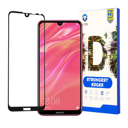 Folie Sticla Huawei Y7 2019 Lito Strongest Edges Cu Rama - Negru