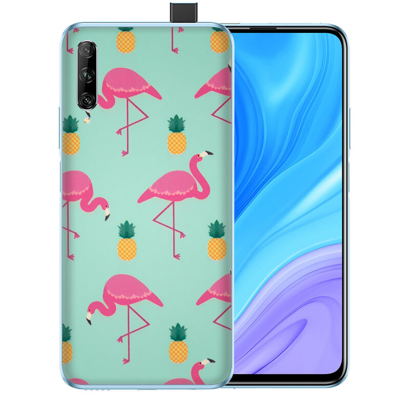 Skin Huawei P Smart Pro 2019 - Sticker Mobster Autoadeziv Pentru Spate - Flamingo