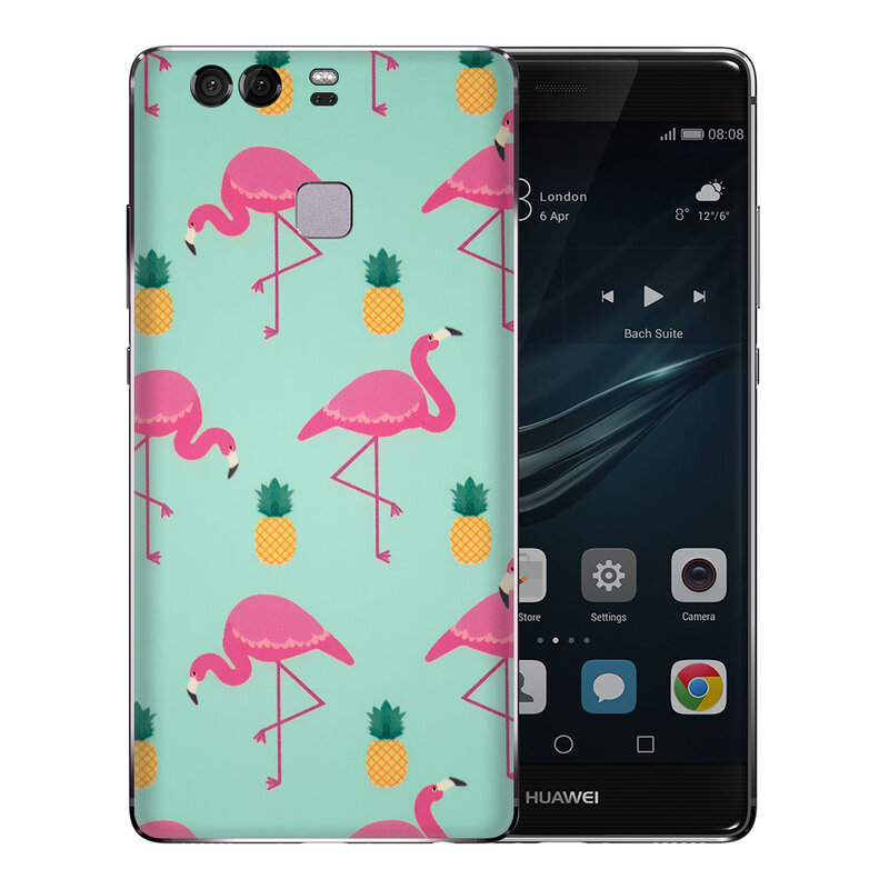 Skin Huawei P9 - Sticker Mobster Autoadeziv Pentru Spate - Flamingo