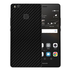 Skin Huawei P9 Lite - Sticker Mobster Autoadeziv Pentru Spate - Carbon Black