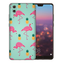 Skin Huawei P20 - Sticker Mobster Autoadeziv Pentru Spate - Flamingo