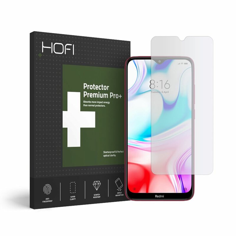 Folie Xiaomi Redmi 8 Hofi Hybrid Glass - Clear