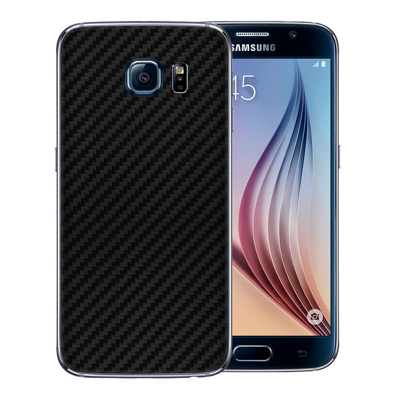Skin Samsung Galaxy S6 - Sticker Mobster Autoadeziv Pentru Spate - Carbon Black