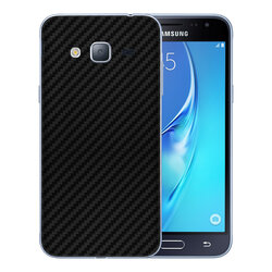 Skin Samsung Galaxy J3 2016 - Sticker Mobster Autoadeziv Pentru Spate - Carbon Black