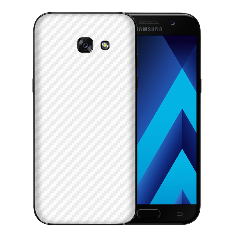 Skin Samsung Galaxy A5 2017 A520 - Sticker Mobster Autoadeziv Pentru Spate - Carbon White