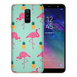 Skin Samsung Galaxy A6 Plus 2018 - Sticker Mobster Autoadeziv Pentru Spate - Flamingo