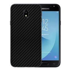 Skin Samsung Galaxy J3 2017 J330, Galaxy J3 Pro 2017 - Sticker Mobster Autoadeziv Pentru Spate - Carbon Black