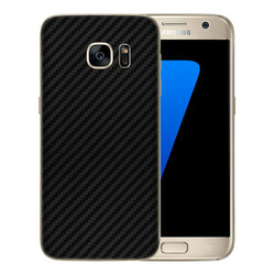 Skin Samsung Galaxy S7 - Sticker Mobster Autoadeziv Pentru Spate - Carbon Black