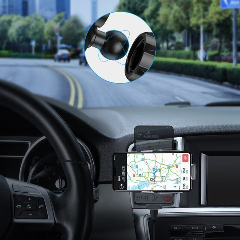 Suport auto cu incarcare wireless Baseus, 15W, negru, WXHW02-01