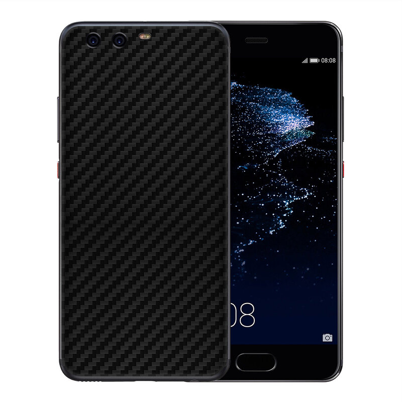 Skin Huawei P10 - Sticker Mobster Autoadeziv Pentru Spate - Carbon Black