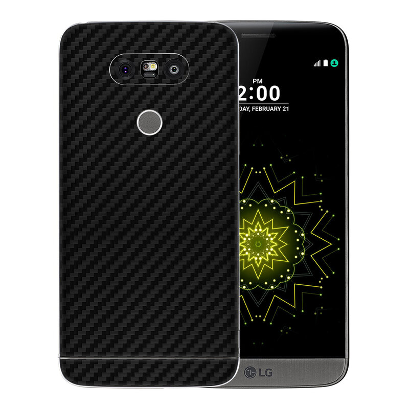 Skin LG G5 - Sticker Mobster Autoadeziv Pentru Spate - Carbon Black