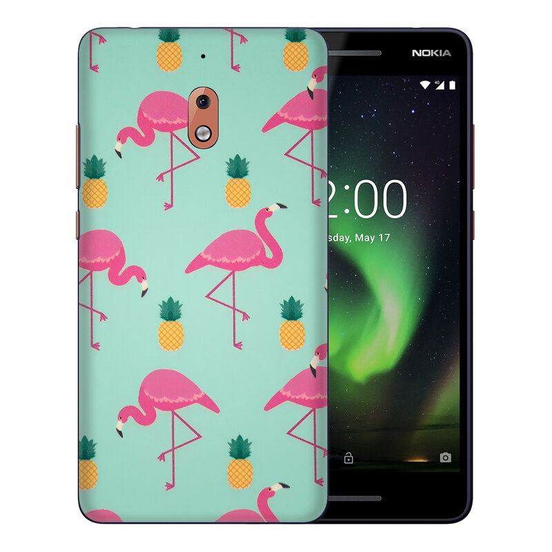 Skin Nokia 2.1 - Sticker Mobster Autoadeziv Pentru Spate - Flamingo