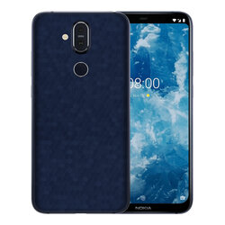 Skin Nokia 8.1 - Sticker Mobster Autoadeziv Pentru Spate - Hex Blue