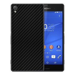 Skin Sony Xperia Z3 - Sticker Mobster Autoadeziv Pentru Spate - Carbon Black