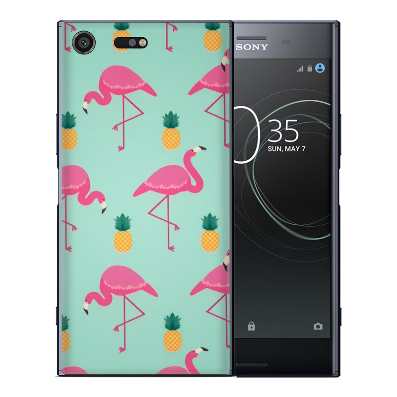 Skin Sony Xperia XZ Premium - Sticker Mobster Autoadeziv Pentru Spate - Flamingo