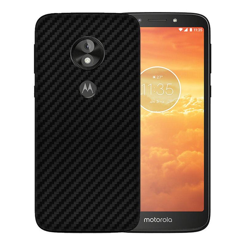 Skin Motorola Moto E5 Play - Sticker Mobster Autoadeziv Pentru Spate - Carbon Black