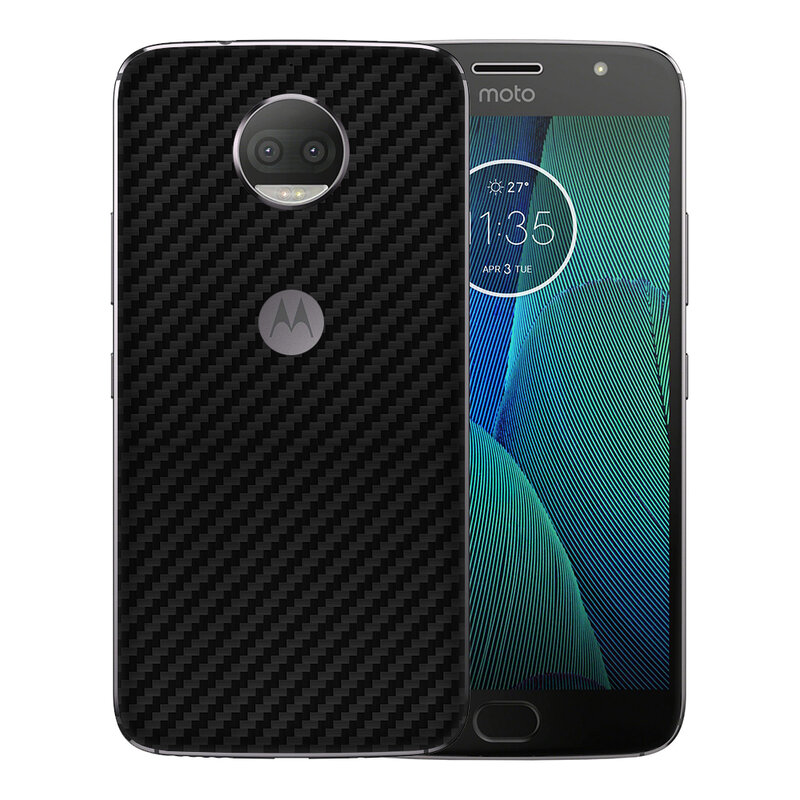 Skin Motorola Moto G5s Plus - Sticker Mobster Autoadeziv Pentru Spate - Carbon Black
