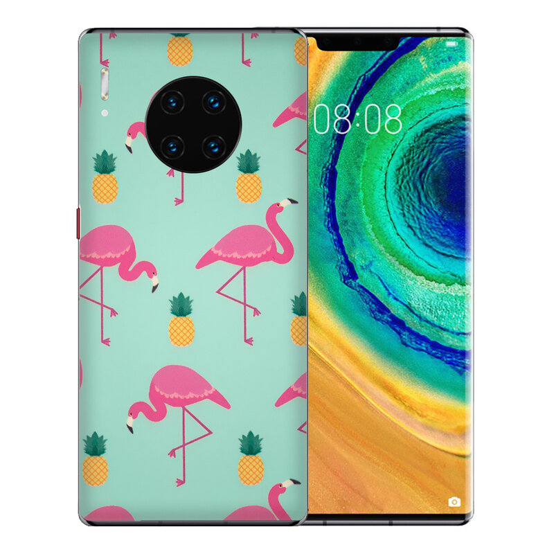 Skin Huawei Mate 30 Pro - Sticker Mobster Autoadeziv Pentru Spate - Flamingo