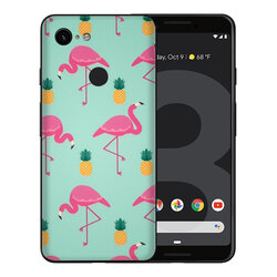 Skin Google Pixel 3 XL - Sticker Mobster Autoadeziv Pentru Spate - Flamingo
