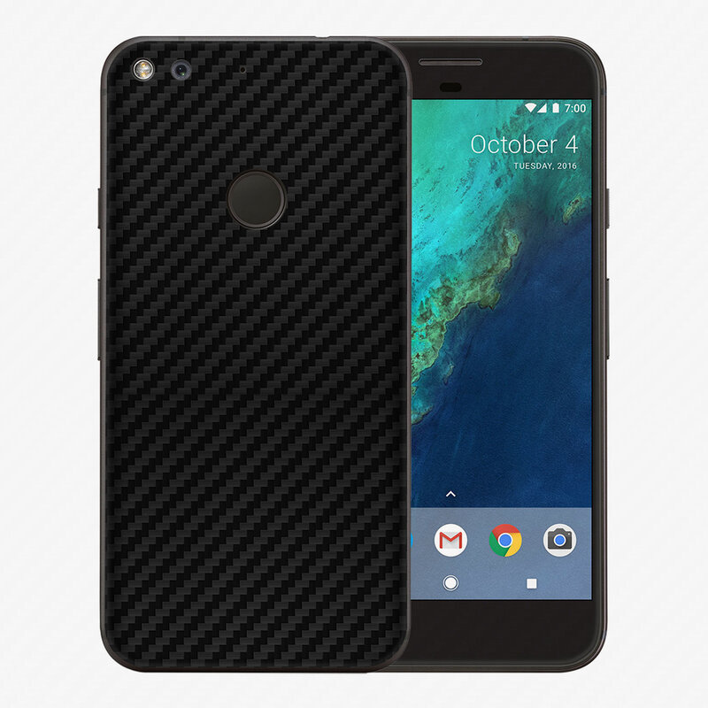Skin Google Pixel XL - Sticker Mobster Autoadeziv Pentru Spate - Carbon Black