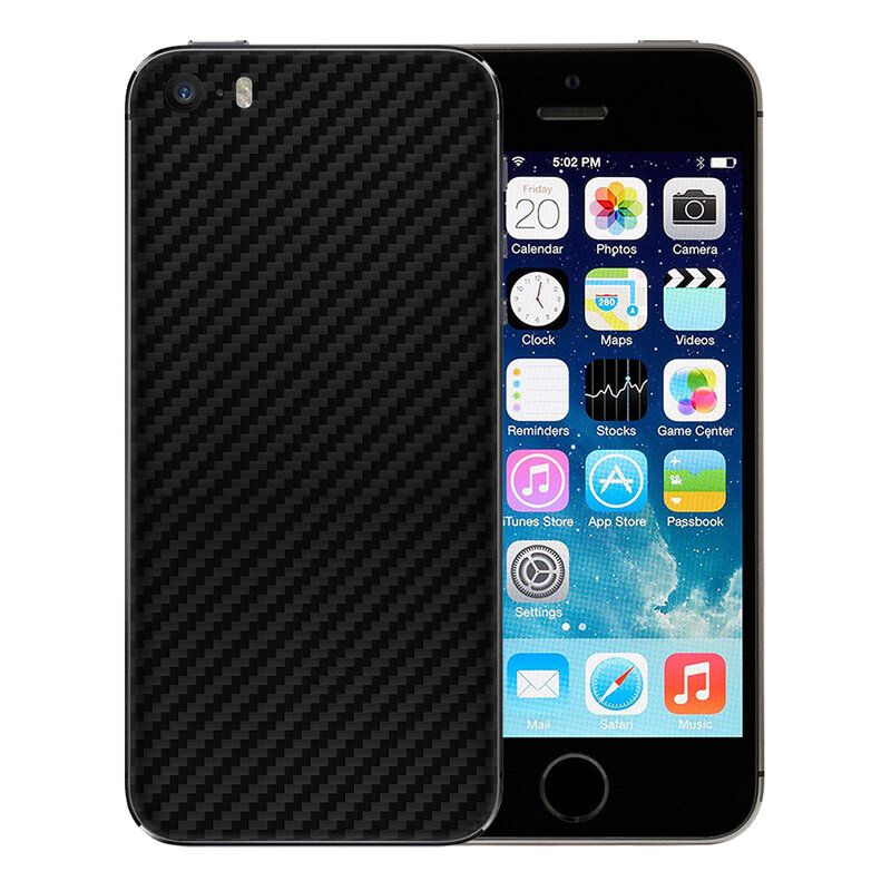 Skin iPhone 5S - Sticker Mobster Autoadeziv Pentru Spate - Carbon Black