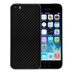 Skin iPhone 5 - Sticker Mobster Autoadeziv Pentru Spate - Carbon Black