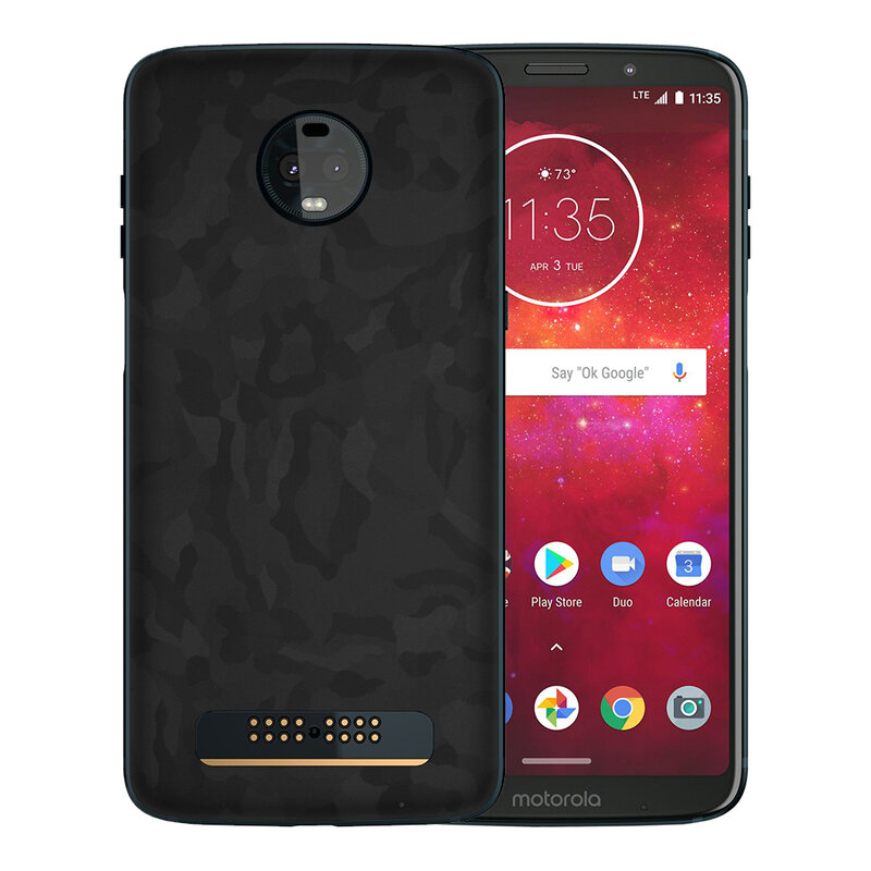 Skin Motorola Moto Z3 - Sticker Mobster Autoadeziv Pentru Spate - Camo