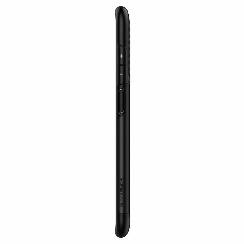 Husa Samsung Galaxy S20 5G Spigen Slim Armor, negru