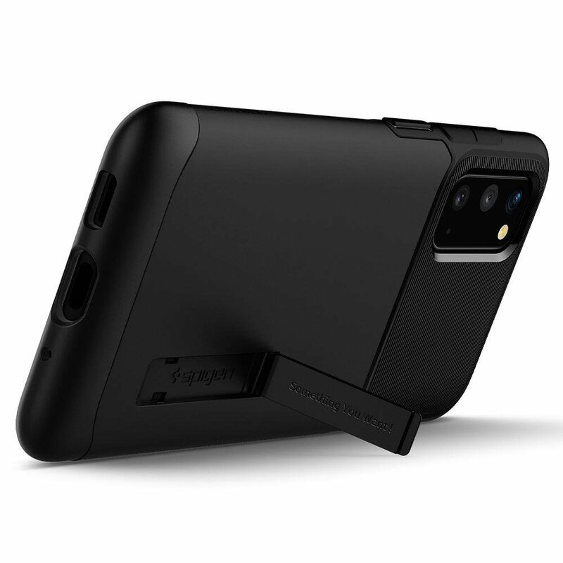 Husa Samsung Galaxy S20 5G Spigen Slim Armor, negru