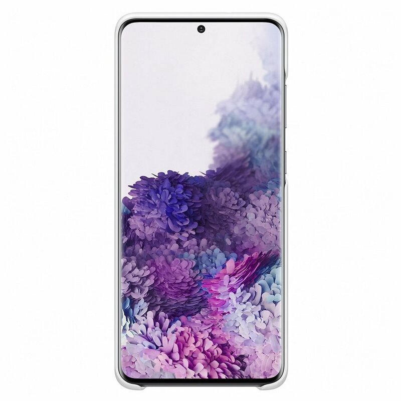 Husa Originala Samsung Galaxy S20 Plus 5G Smart Led Cover - Alb