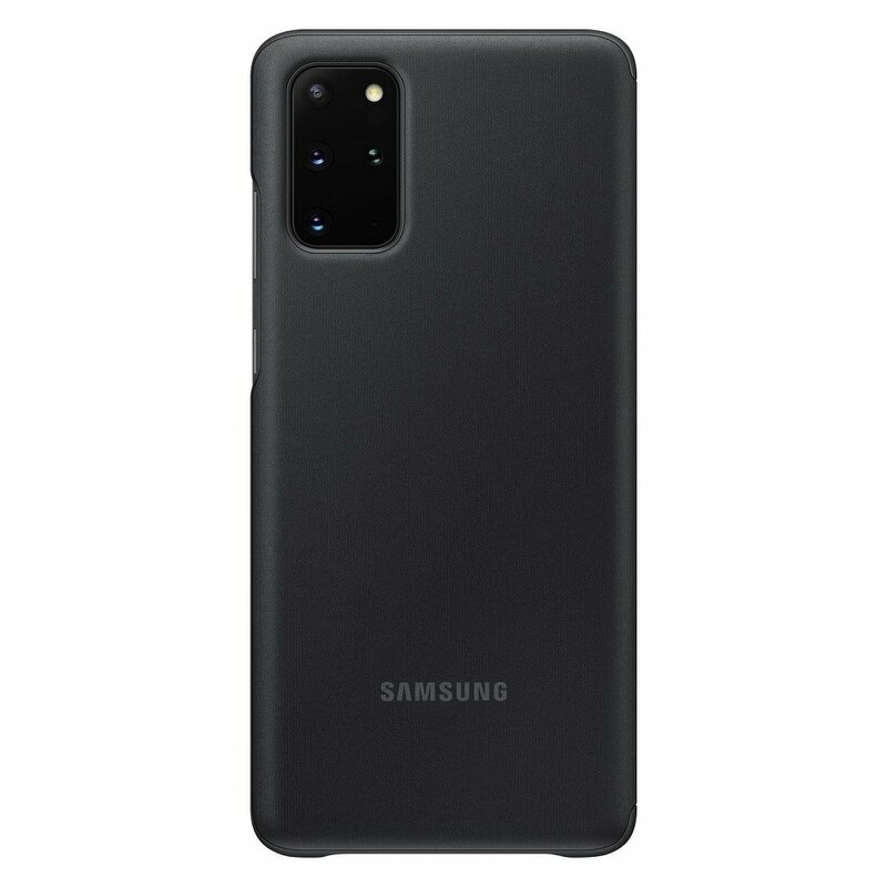 Husa Originala Samsung Galaxy S20 Plus 5G Smart Clear View Cover - Negru