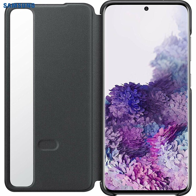 Husa Originala Samsung Galaxy S20 Ultra Smart Clear View Cover - Negru