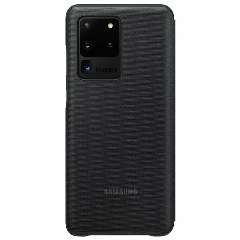 Husa Originala Samsung Galaxy S20 Ultra Smart Led View Cover - Negru