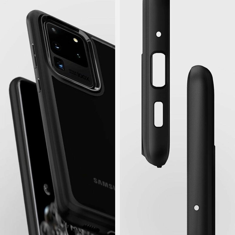 Husa Samsung Galaxy S20 Ultra Spigen Ultra Hybrid - Matte Black