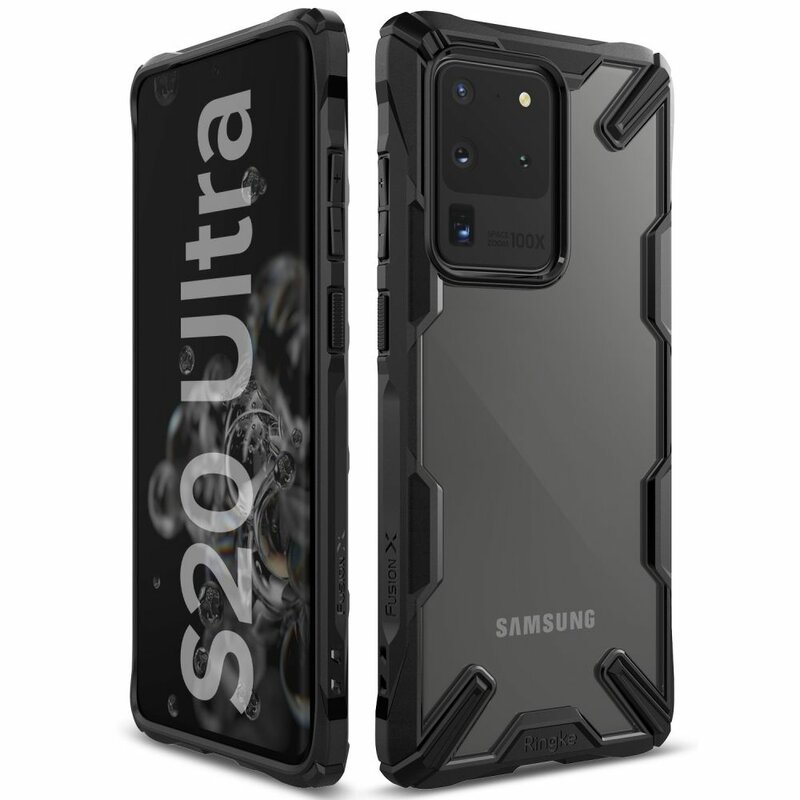 Husa Samsung Galaxy S20 Ultra Ringke Fusion X - Black