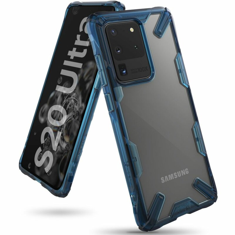 Husa Samsung Galaxy S20 Ultra Ringke Fusion X - Space Blue