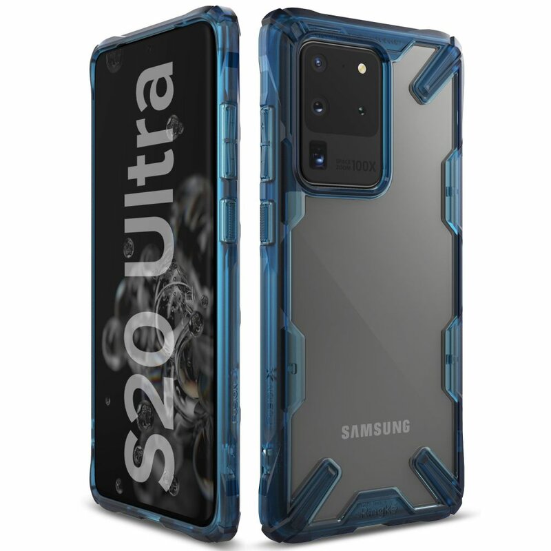 Husa Samsung Galaxy S20 Ultra Ringke Fusion X - Space Blue