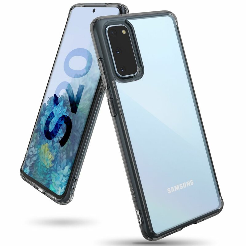 Husa Samsung Galaxy S20 Ringke Fusion, cenusiu