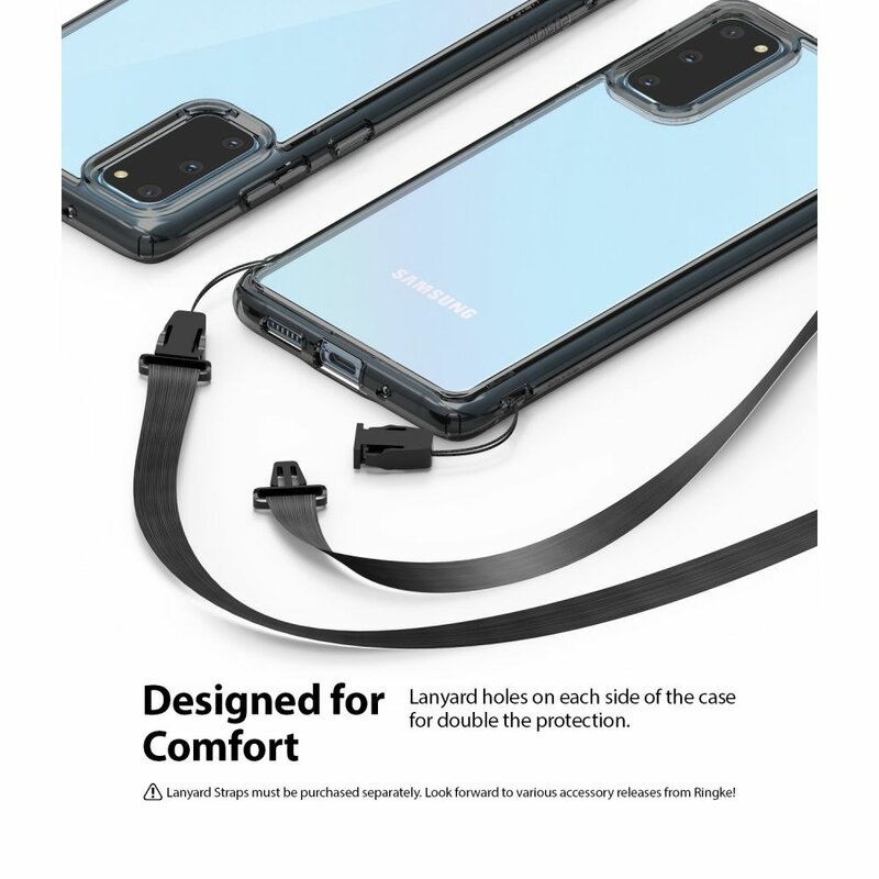 Husa Samsung Galaxy S20 5G Ringke Fusion, cenusiu