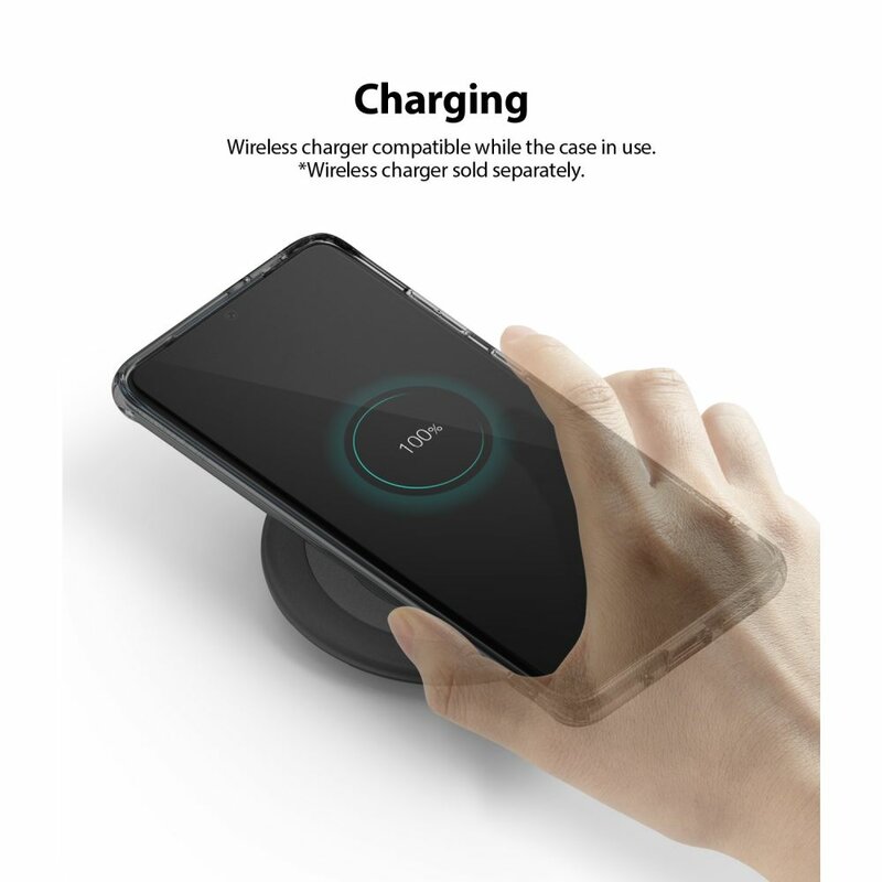 Husa Samsung Galaxy S20 5G Ringke Fusion, cenusiu