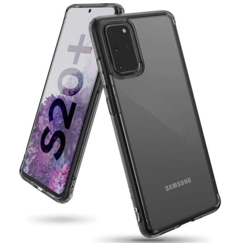 Husa Samsung Galaxy S20 Plus Ringke Fusion, cenusiu