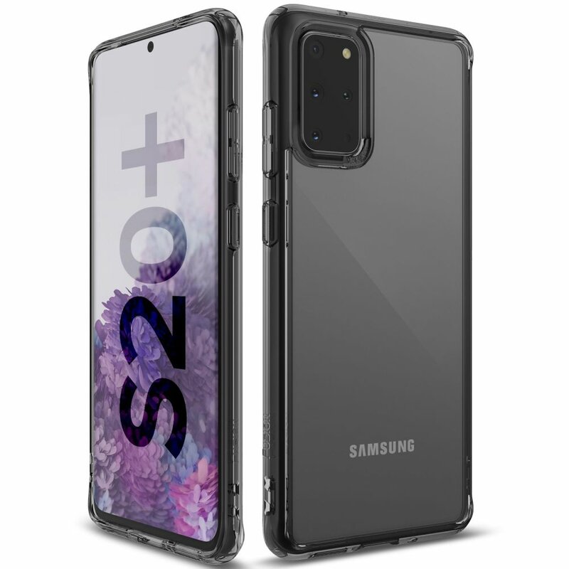 Husa Samsung Galaxy S20 Plus Ringke Fusion, cenusiu
