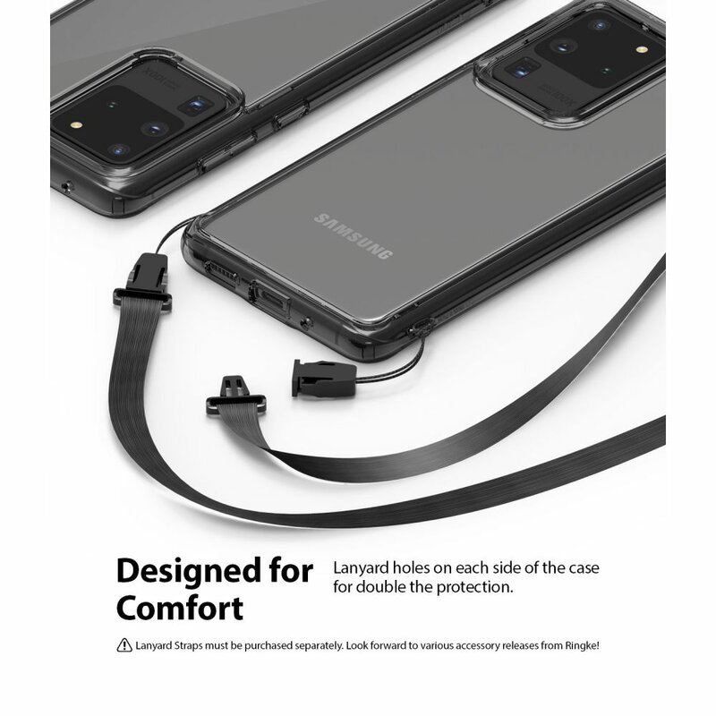 Husa Samsung Galaxy S20 Ultra Ringke Fusion, cenusiu