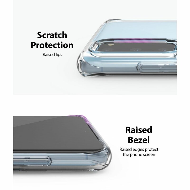 Husa Samsung Galaxy S20 5G Ringke Fusion, transparenta