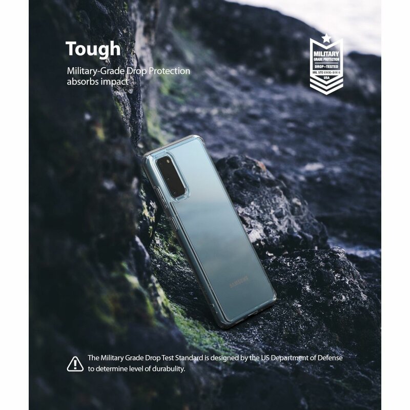 Husa Samsung Galaxy S20 5G Ringke Fusion, transparenta